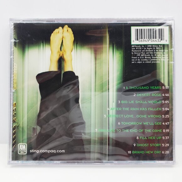 Sting Brand New Day CD Pop Rock "Desert Rose" 1999 Sealed - Picture 3 of 9